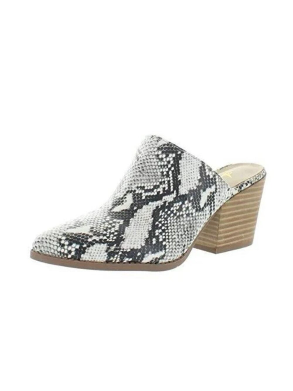 American Rag Heidi Mules Womens 9.5 Closed Toe Snake Print New Other